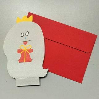 韓国 メッセージカード おばけ(カード/レター/ラッピング)