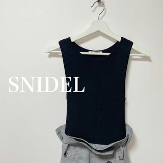 スナイデル(SNIDEL)のSNIDEL  スナイデル　ノースリーブ　ドッキング　ワンピース(ロングワンピース/マキシワンピース)