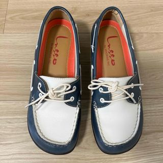 美品！madras LUSSO デッキシューズ 本革  23.5EEE