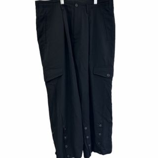 Yohji Yamamoto - ヨウジヤマモト YOHJI YAMAMOTO 19AW　裾アジャストパンツ 黒 