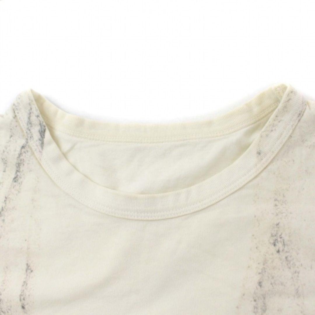 Maison Martin Margiela(マルタンマルジェラ)のMartin Margiela トロンプルイユ 転写プリント Tシャツ 白 メンズのトップス(Tシャツ/カットソー(七分/長袖))の商品写真