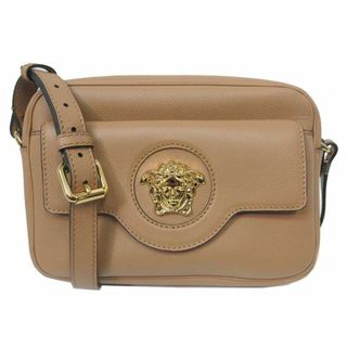 ヴェルサーチ(VERSACE)の【新品】ヴェルサーチェ ショルダーバッグ 1008102 (ブラウン系) VERSACE メドゥーサ モチーフ レザー 斜め掛け アウトレット レディース(ショルダーバッグ)