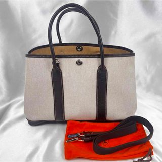 HERMESガーデンパーティーTPM2Wayトートバッグ マロントワルアッシュ HERMESガーデンパーティーTPM2Wayトートバッグ マロントワルアッシュ