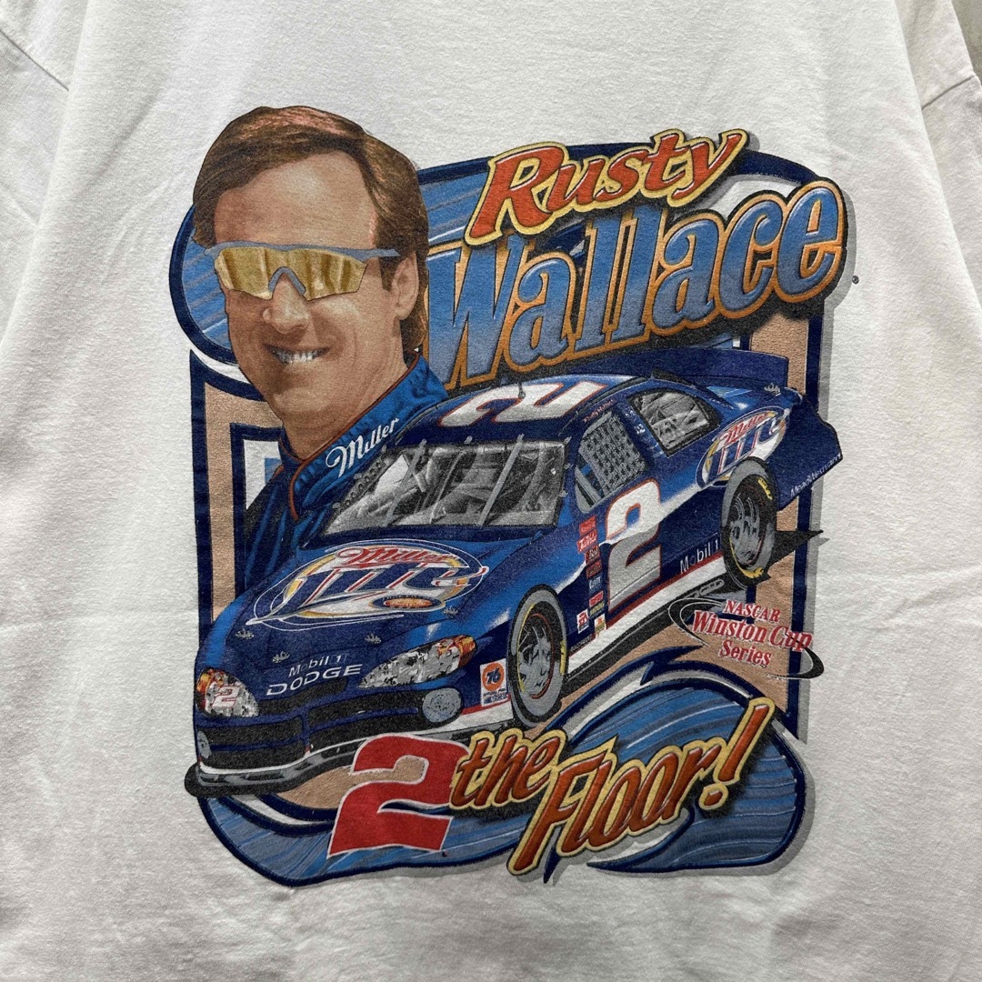 USA古着ラスティワレス ナスカーレーシングTシャツ NASCAR メンズのトップス(Tシャツ/カットソー(半袖/袖なし))の商品写真