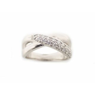 TASAKI - タサキ Pt900 パヴェダイヤ0.20ct クロス デザイン リング #12 【新宿店】【中古】【新着】