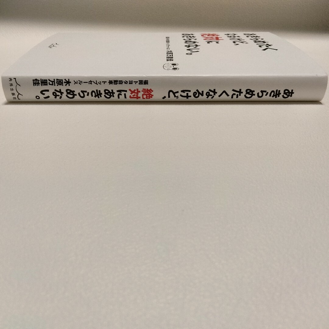 あきらめたくなるけど、絶対にあきらめない エンタメ/ホビーの本(ビジネス/経済)の商品写真