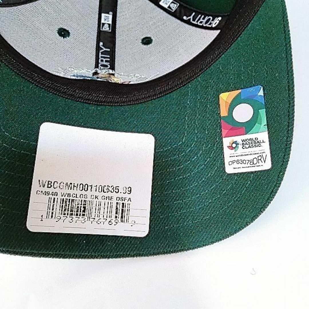 NEW ERA(ニューエラー)の未使用品　NewEra WBC 2023 BBキャップ 野球帽　グリーン メンズの帽子(キャップ)の商品写真