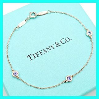 ティファニー(Tiffany & Co.)のティファニー 3石 カラーバイザヤード タンザナイト ブレスレット 925(ブレスレット/バングル)