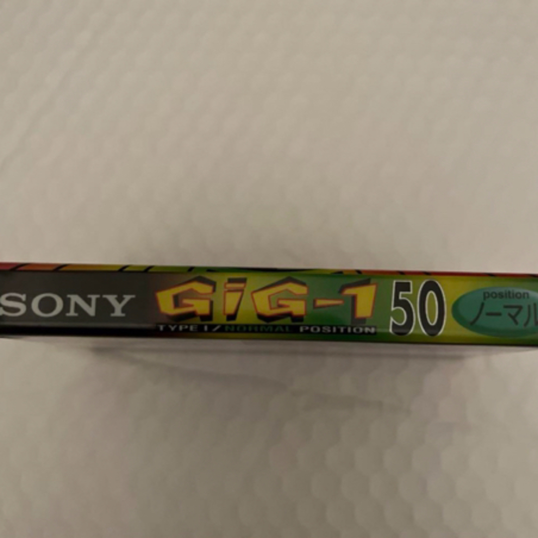 SONY カセットテープ　ギグ　50分　未開封 スマホ/家電/カメラのオーディオ機器(その他)の商品写真
