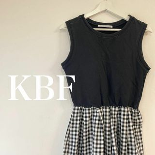 KBF - KBF  ケービーエフ　アーバンリサーチ　切替　ギンガムチェック　ワンピース