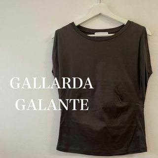 GALLARDA GALANTE - GALLARDA GALANTE 　ノースリーブ　トップス　カーキ　シンプル