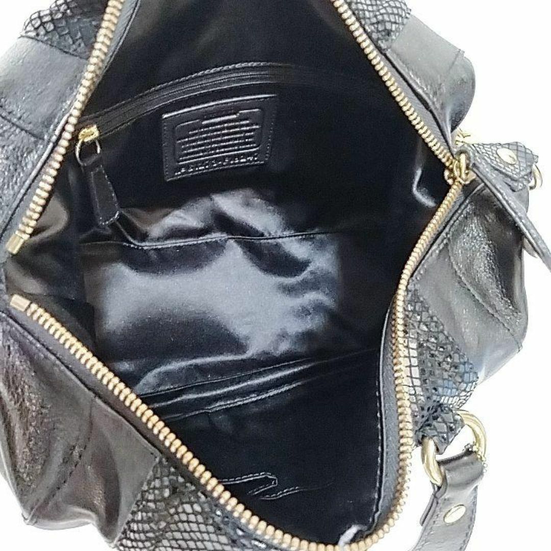 COACH(コーチ)の超美品　コーチ　バッグ　ハンドバッグ　トートバッグ　2way　ブラック　レザー レディースのバッグ(トートバッグ)の商品写真