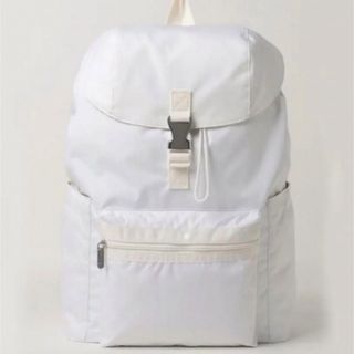 レスポートサック(LeSportsac)のレスポートサック　神崎恵　コラボ　ピュアホワイト リュックサック　 バックパック(リュック/バックパック)