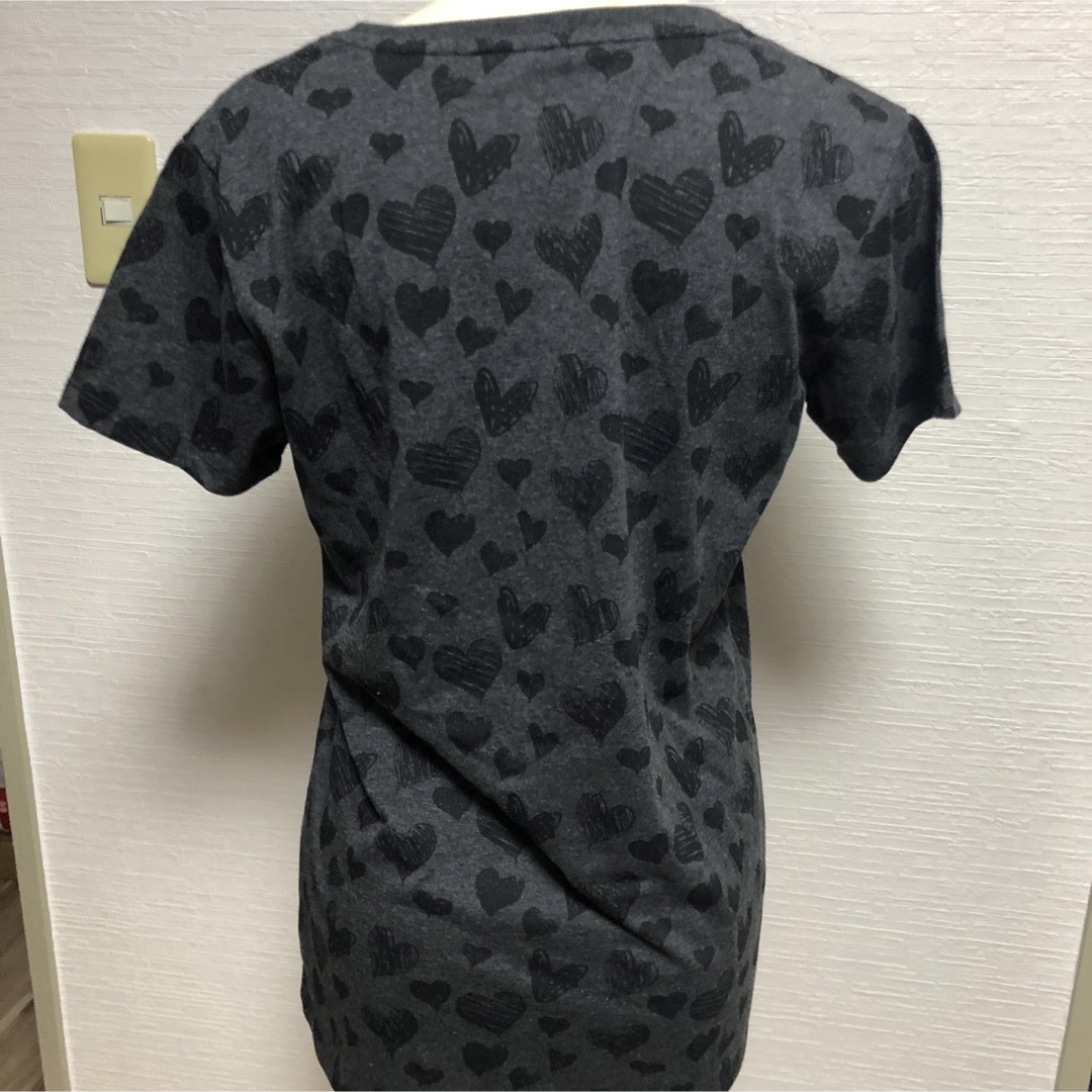 kissmark(キスマーク)のキスマーク ハート柄 半袖Tシャツ レディースのトップス(Tシャツ(半袖/袖なし))の商品写真