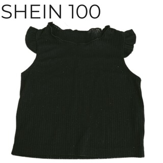SHEIN - SHEIN 100(90) 袖フリル 半袖トップス
