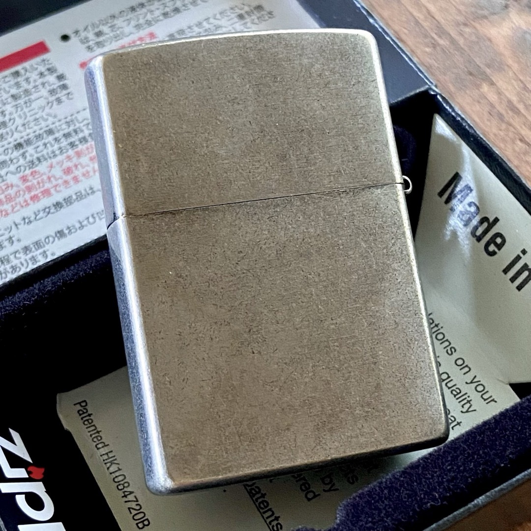 ZIPPO(ジッポー)のZIPPO ネコ トリックギア キャット クローム古美 ジッポー オイルライター メンズのファッション小物(タバコグッズ)の商品写真