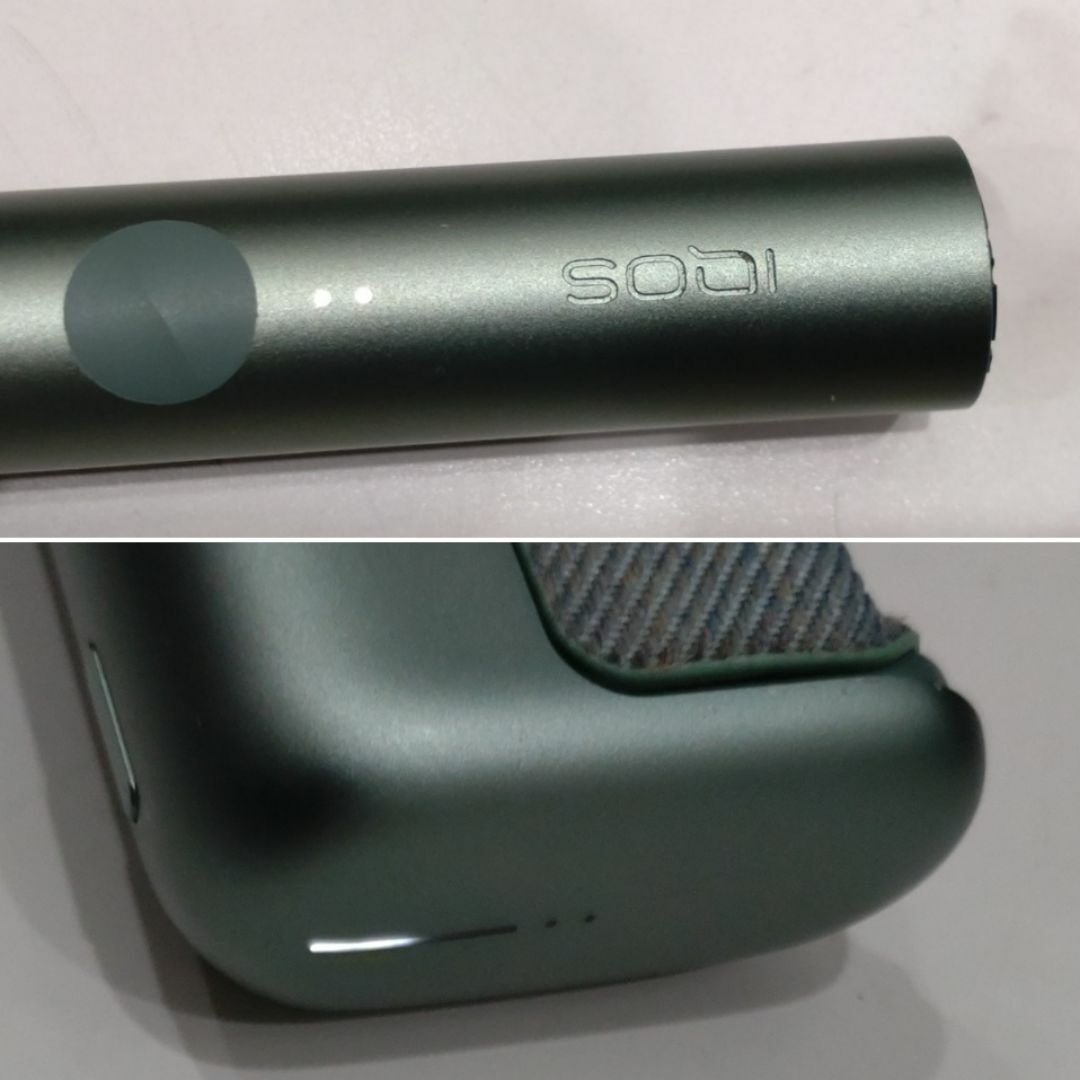 IQOS(アイコス)の1248 iqosイルマプライム ホルダーチャージャーセットジェイドグリーン本体 メンズのファッション小物(タバコグッズ)の商品写真