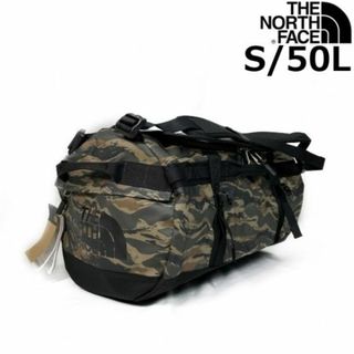 ザノースフェイス(THE NORTH FACE)のノースフェイス ボストンバッグ US限定 (S/50L)緑 迷彩 180626(ボストンバッグ)