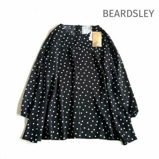 BEARDSLEY - ＊タグ付き・定価1.6万円＊ BEARDSLEY フレアドットブラウス ブラック