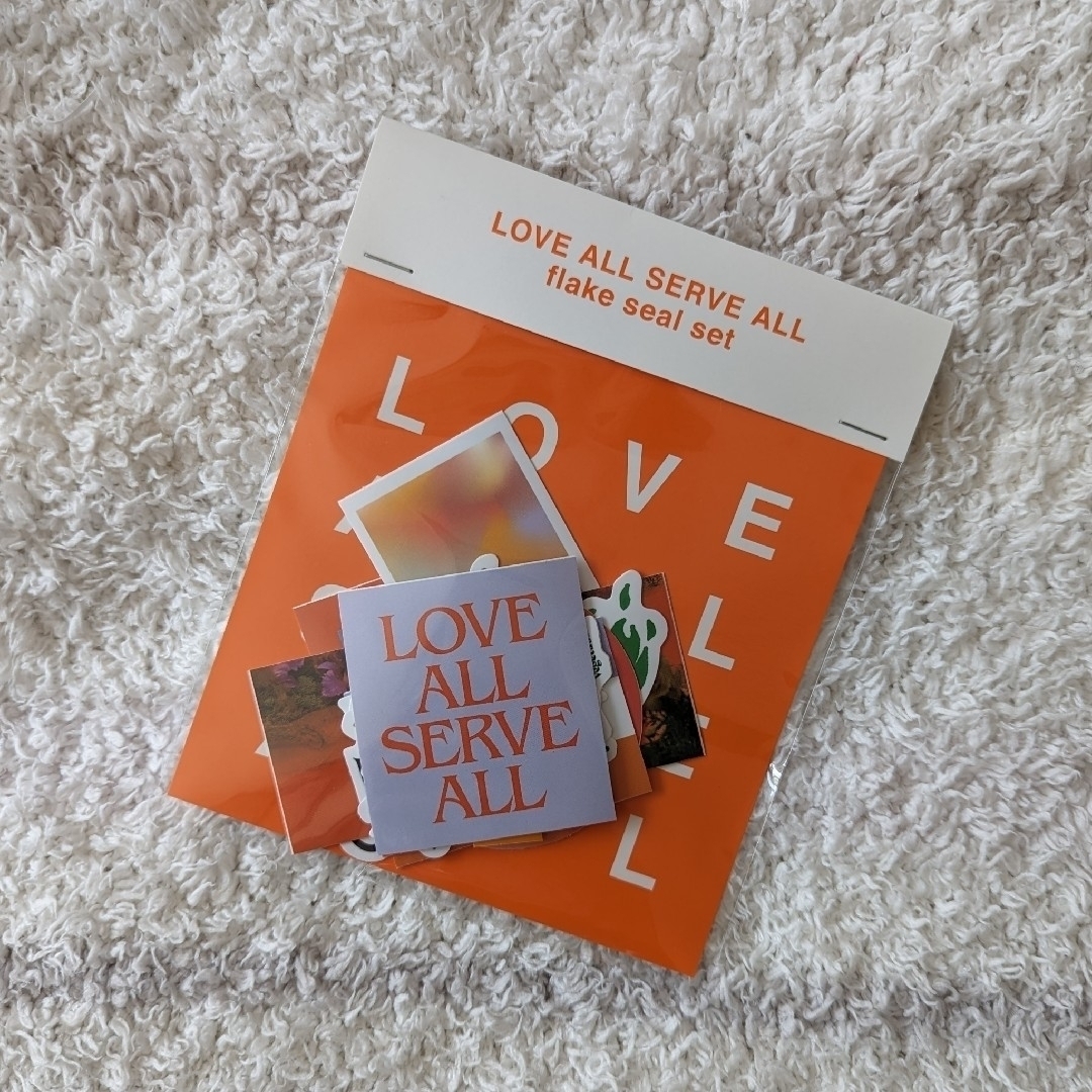 ★藤井風さん★ 【未開封】 LOVE ALL SERVE ALL フレークシール エンタメ/ホビーのタレントグッズ(ミュージシャン)の商品写真