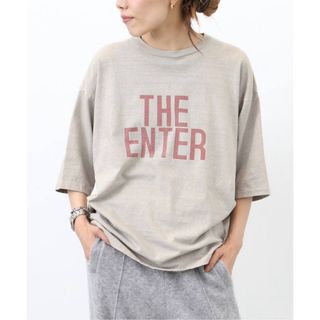 アパルトモンドゥーズィエムクラス(L'Appartement DEUXIEME CLASSE)の【REMI RELIEF/レミレリーフ】 THE ENTER7ブソデTシャツ(Tシャツ(長袖/七分))