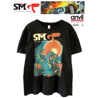 アンビル(Anvil)のSpectre Media Group　Tシャツ　L　黒　USA古着(Tシャツ/カットソー(半袖/袖なし))