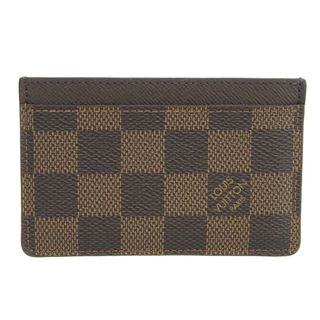 ルイヴィトン(LOUIS VUITTON)のルイヴィトン LOUIS VUITTON ダミエ ポルトカルト・サーンプル カードケース 名刺入れ エベヌ N61722 中古 新入荷 LV1525(名刺入れ/定期入れ)