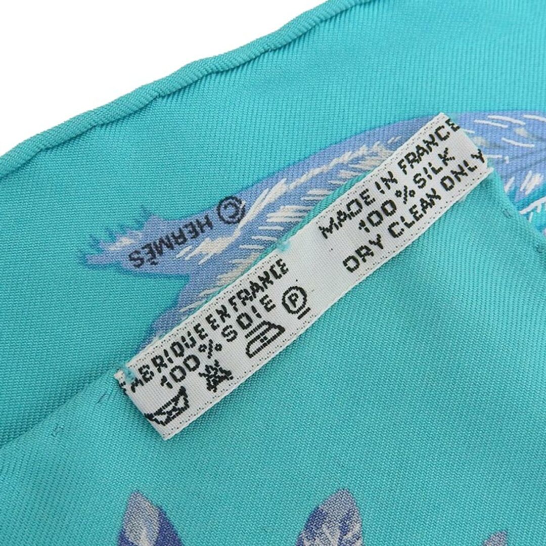 エルメス HERMES カレ45 スカーフ シルク ブルー系 「BRAZIL エルメス HERMES カレ45 スカーフ シルク ブルー系 「BRAZIL