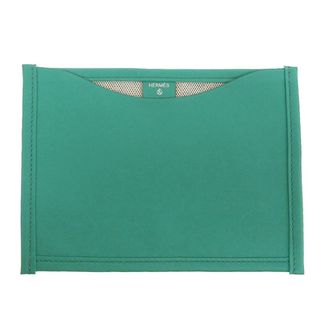 エルメス(Hermes)のエルメス HERMES プティアッシュ パスポートケース レザー ブルー系 美品 新入荷 HE0921(その他)