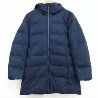 UNIQLO - シームレス ダウン コート ジャケット L ネイビー レディース