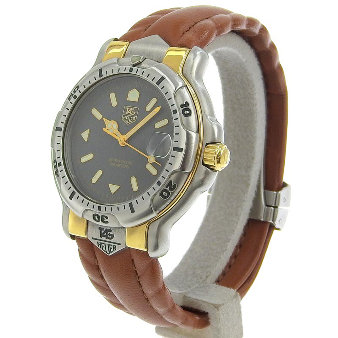 other(アザー)のタグホイヤー TAG HEUER 6000シリーズ メンズ クォーツ 腕時計 SS/K18/革 グレー文字盤 WH1152 中古 新入荷 OW0426 メンズの時計(腕時計(アナログ))の商品写真