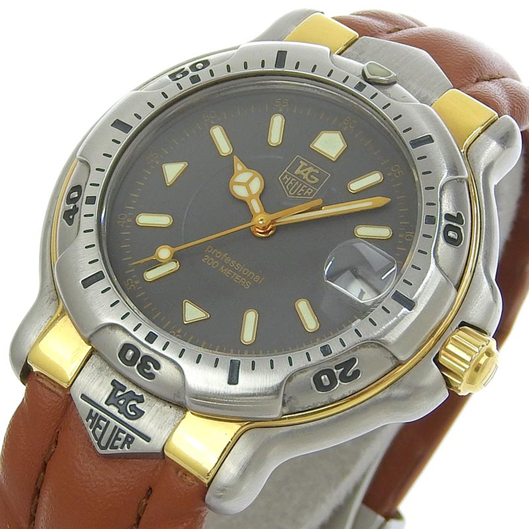 other(アザー)のタグホイヤー TAG HEUER 6000シリーズ メンズ クォーツ 腕時計 SS/K18/革 グレー文字盤 WH1152 中古 新入荷 OW0426 メンズの時計(腕時計(アナログ))の商品写真