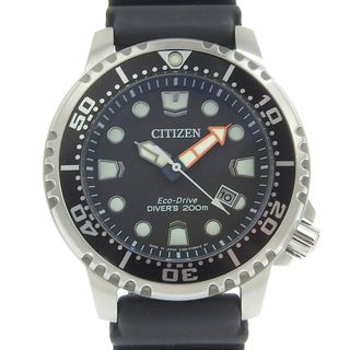 アザー(other)のシチズン CITIZEN ダイバーズウォッチ エコドライブ メンズ ソーラー 腕時計 SS/ラバー ブラック文字盤 S126126 美品 新入荷 OW0425(腕時計(アナログ))