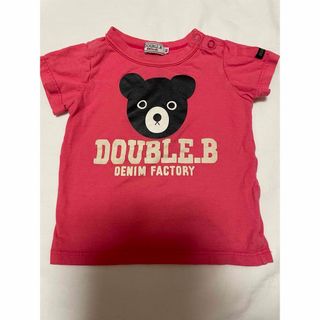 DOUBLE.B - ダブルビーTシャツ80センチ