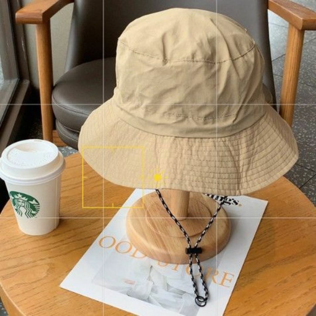 マウンテンハット ベージュ 折りたたみ アウトドア キャンプ メンズの帽子(ハット)の商品写真