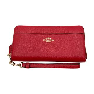 コーチ(COACH)の◎◎COACH コーチ 長財布 財布 ラウンドファスナー 6643 レッド(財布)