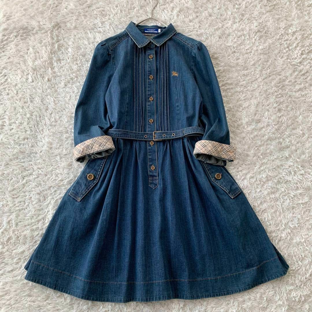 バーバリーブルーレーベル デニムワンピース フレア ノバチェック タック 38 | フリマアプリ ラクマ バーバリーブルーレーベル デニムワンピース フレア ノバチェック タック 38 | フリマアプリ ラクマ