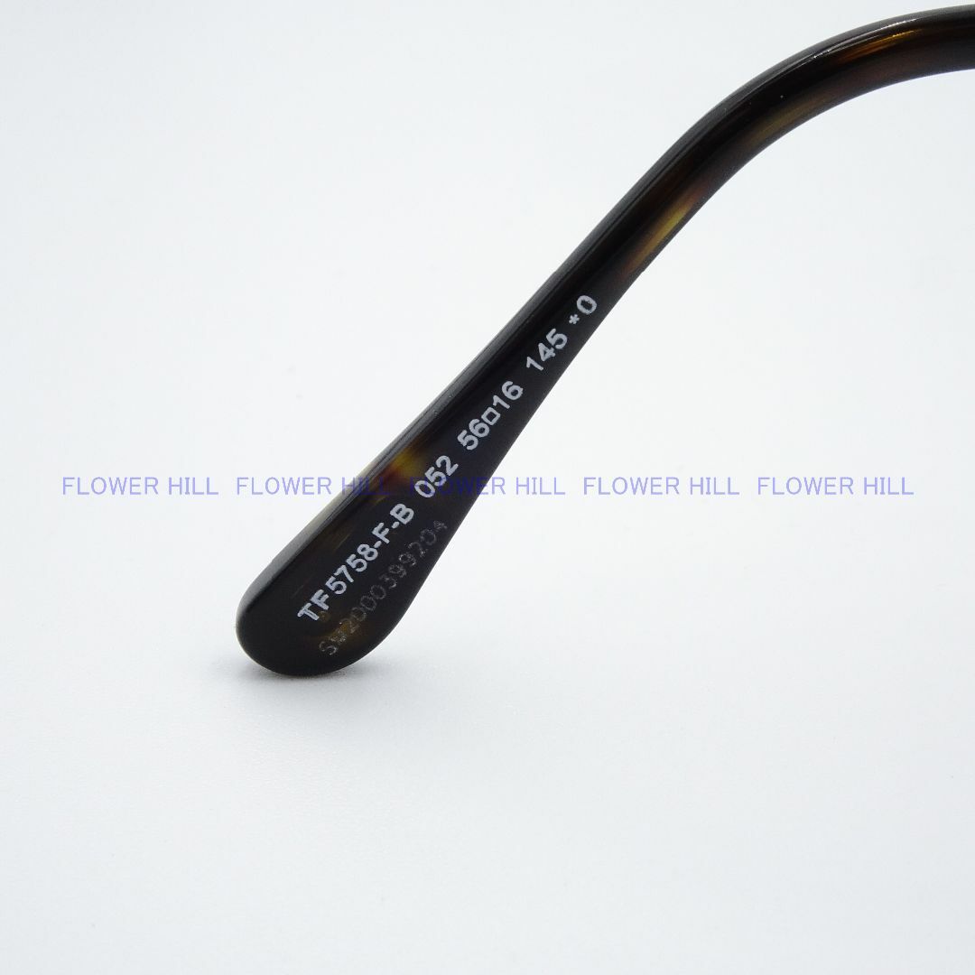 TOM FORD EYEWEAR(トムフォードアイウェア)のトムフォード メガネ スクエア アジアンFIT TF5758-F-B 052 メンズのファッション小物(サングラス/メガネ)の商品写真