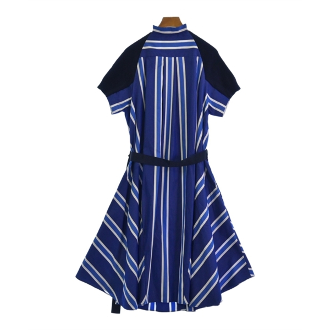 sacai サカイ シャツワンピース 2(M位) 紺x青x白 【古着】【中古】 sacai サカイ シャツワンピース 2(M位) 紺x青x白 【古着】【中古】