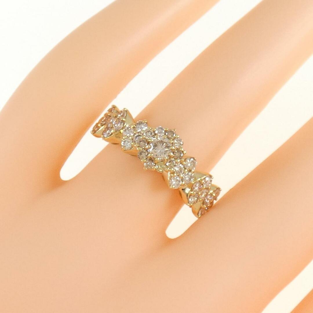 K18YG ダイヤモンド リング 1.00CT レディースのアクセサリー(リング(指輪))の商品写真