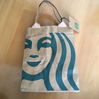 スターバックスコーヒー(Starbucks Coffee)のスターバックス　 クラフトペーパーショッパー S エコバッグ(エコバッグ)