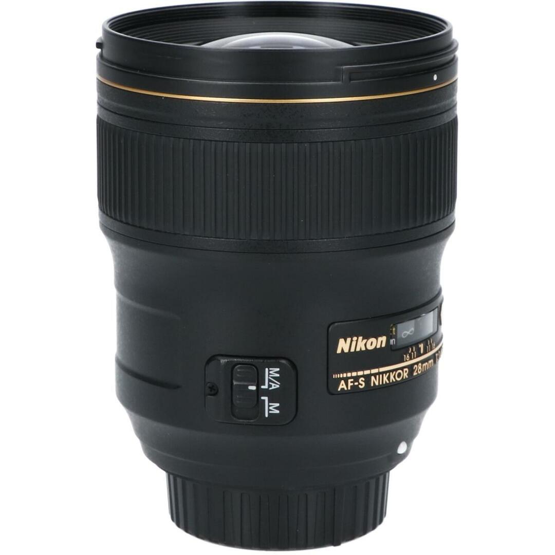 Nikon(ニコン)のＮＩＫＯＮ　ＡＦ－Ｓ２８ｍｍ　Ｆ１．４Ｅ　ＥＤ スマホ/家電/カメラのカメラ(レンズ(ズーム))の商品写真