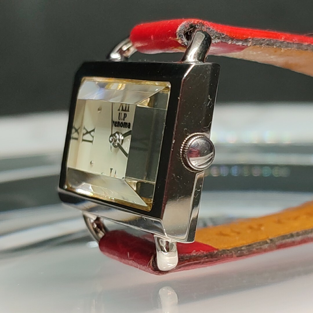 U.P renoma(ユーピーレノマ)のrenoma レノマ UP6006 エメラルドカットライン ビンテージ 未使用 レディースのファッション小物(腕時計)の商品写真