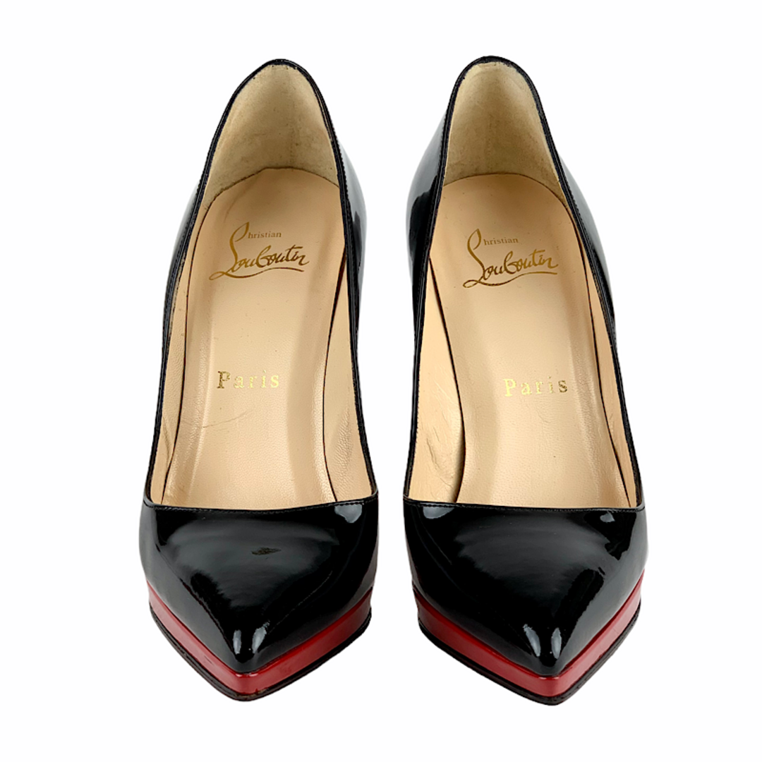 Christian Louboutin(クリスチャンルブタン)のクリスチャンルブタン Christian Louboutin パンプス 靴 シューズ パテント ブラック レオパード パーティーシューズ レディースの靴/シューズ(ハイヒール/パンプス)の商品写真