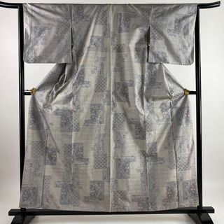 大島紬 身丈159.5cm 裄丈63.5cm 正絹 名品 【中古】(着物)