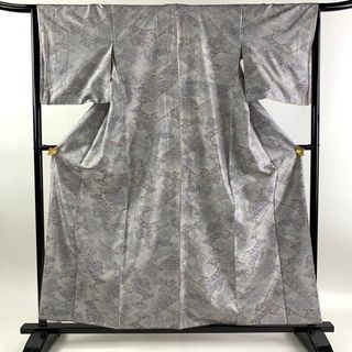 紬 身丈159cm 裄丈64.5cm 正絹 名品 【中古】(着物)