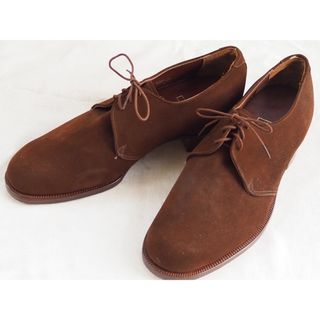 クロケットアンドジョーンズ(Crockett&Jones)の60s CROCKETT & JONES Brown Suede PTB(ドレス/ビジネス)