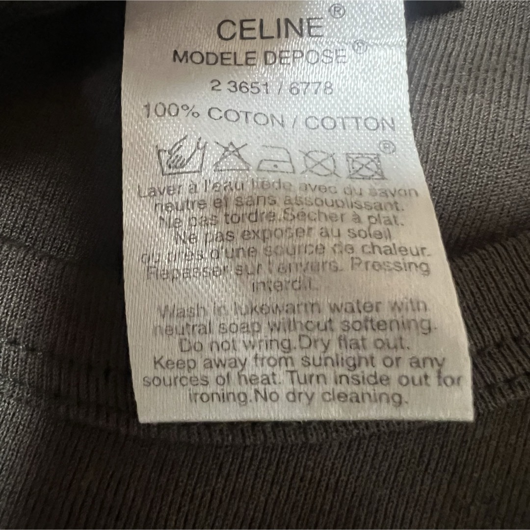 celine(セリーヌ)の【美品】セリーヌ　ノースリーブトップス　S タンクトップ　ブラウン　トリオンフ メンズのトップス(Tシャツ/カットソー(半袖/袖なし))の商品写真