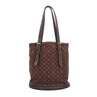 ルイヴィトン(LOUIS VUITTON)のルイヴィトン バケットPM モノグラムミニラン ハンドバッグ モノグラムミニラン M95226 ブラウン レディース LOUIS VUITTON  中古(ハンドバッグ)