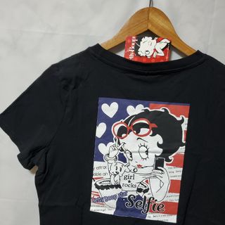 ベティブープ(Betty Boop)の新品 ベティーブープ tシャツ betty boop 半袖 刺繍 ベティちゃん(Tシャツ(半袖/袖なし))